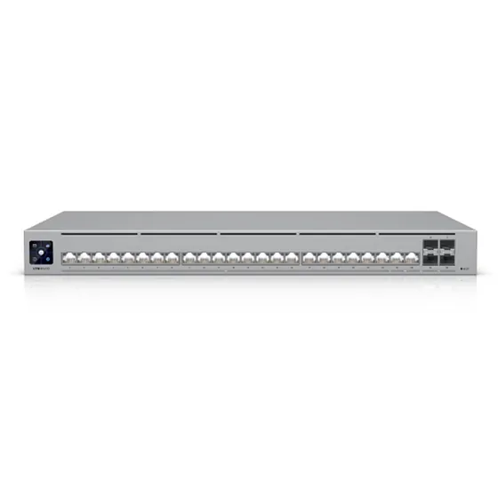 [021762] [USW-PRO-HD-24] Ubiquiti -  Switch Pro de 24 Puertos de Alta Densidad Conmutador de capa 3 Incluye 2 puertos 10 GbE 22 puertos 2,5 GbE y 4 puertos SFP+ 10G