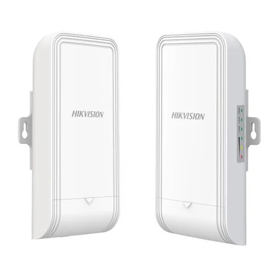 [021788] [DS-3WF3000-EI-5AC/P(O-STD)] Hikvision - Kit Punto de Acceso (AC) PTP y PTMP en 5 GHz PoE Hasta 867 Mbps Salida PoE (Alimenta una Cámara) Antena Sectorial de H: 50 MIMO 2X2 8 dBi de Ganancia Uso en Exterior