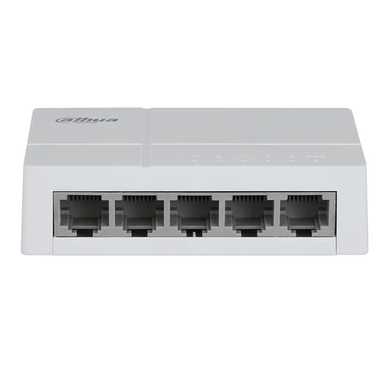 [021795] [DH-SF1005L] Dahua - Switch para Escritorio con 5 Puertos (10/100 Mbps) Carcasa Plástica [No Administrable]
