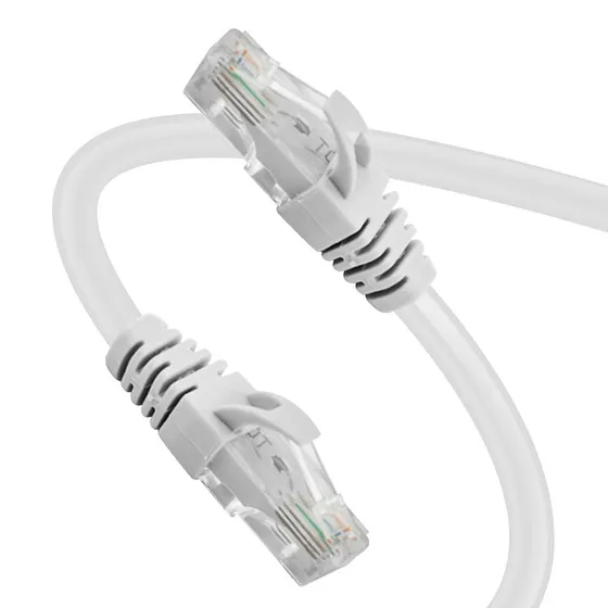 [021913] [LP-PCC62M%-B] Wiretech - Patch Cord UTP -100% Cobre- Blanco CAT6 (Categoria 6) 2 Metros [Unidad]