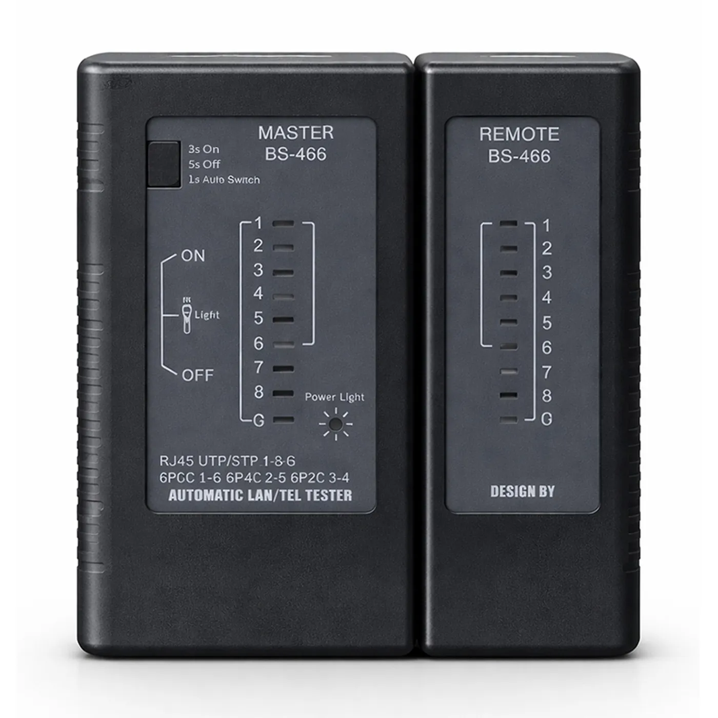 [021928] (BS-466) Wireplus - Lan Tester RJ45 RJ11 [Negro]