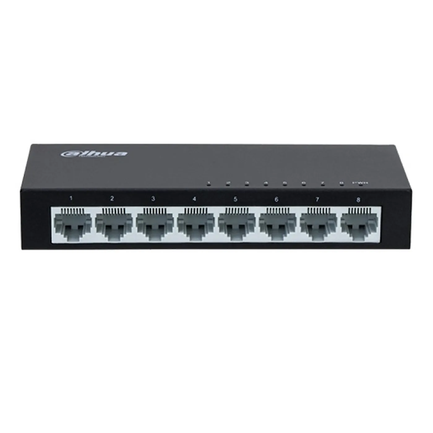 [021953] [DH-PFS3008-8ET] Dahua - Switch para Escritorio con 8 Puertos (10/100 Mbps) Carcasa Metalica [No Administrable]