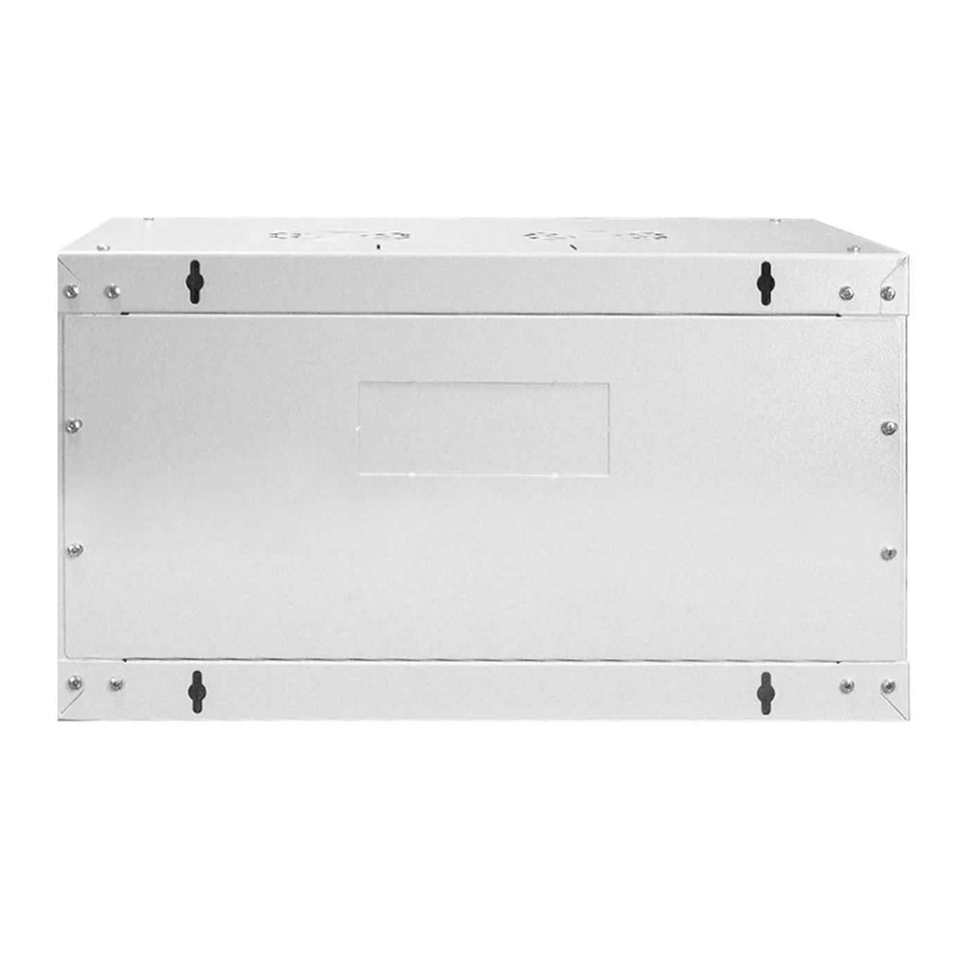 [022061] [WM6406-450-RAL7035] Onlink - Rack de Pared [6U] Cerrado Fijo 600x 450x368mm con 3 Cerraduras y Puerta de Vidrio [Gris Luminoso]