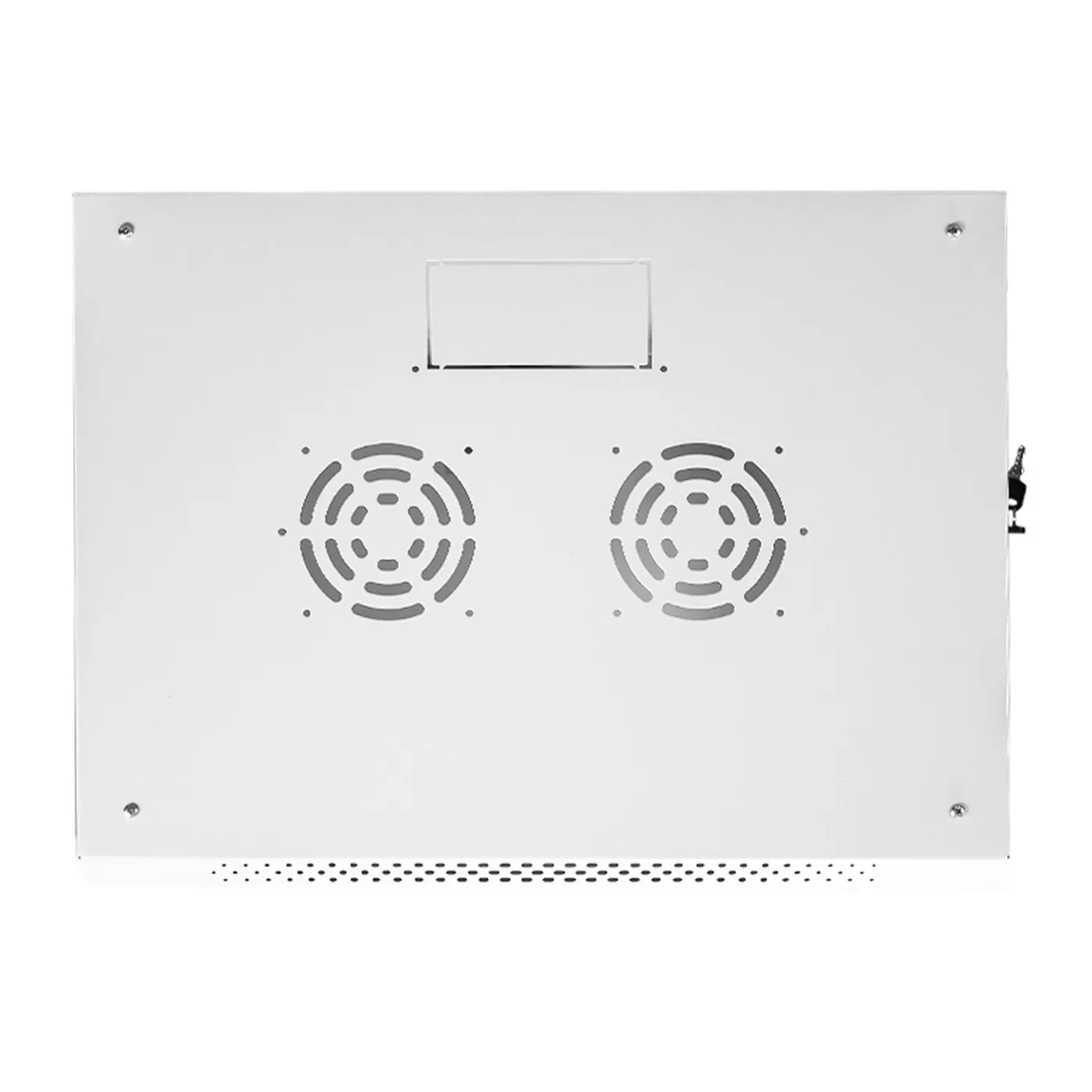 [022064] [WM6415-450-RAL7035] Onlink - Rack de Pared [15U] Cerrado Fijo 600x450x769mm con 3 Cerraduras y Puerta de Vidrio [Gris Luminoso]