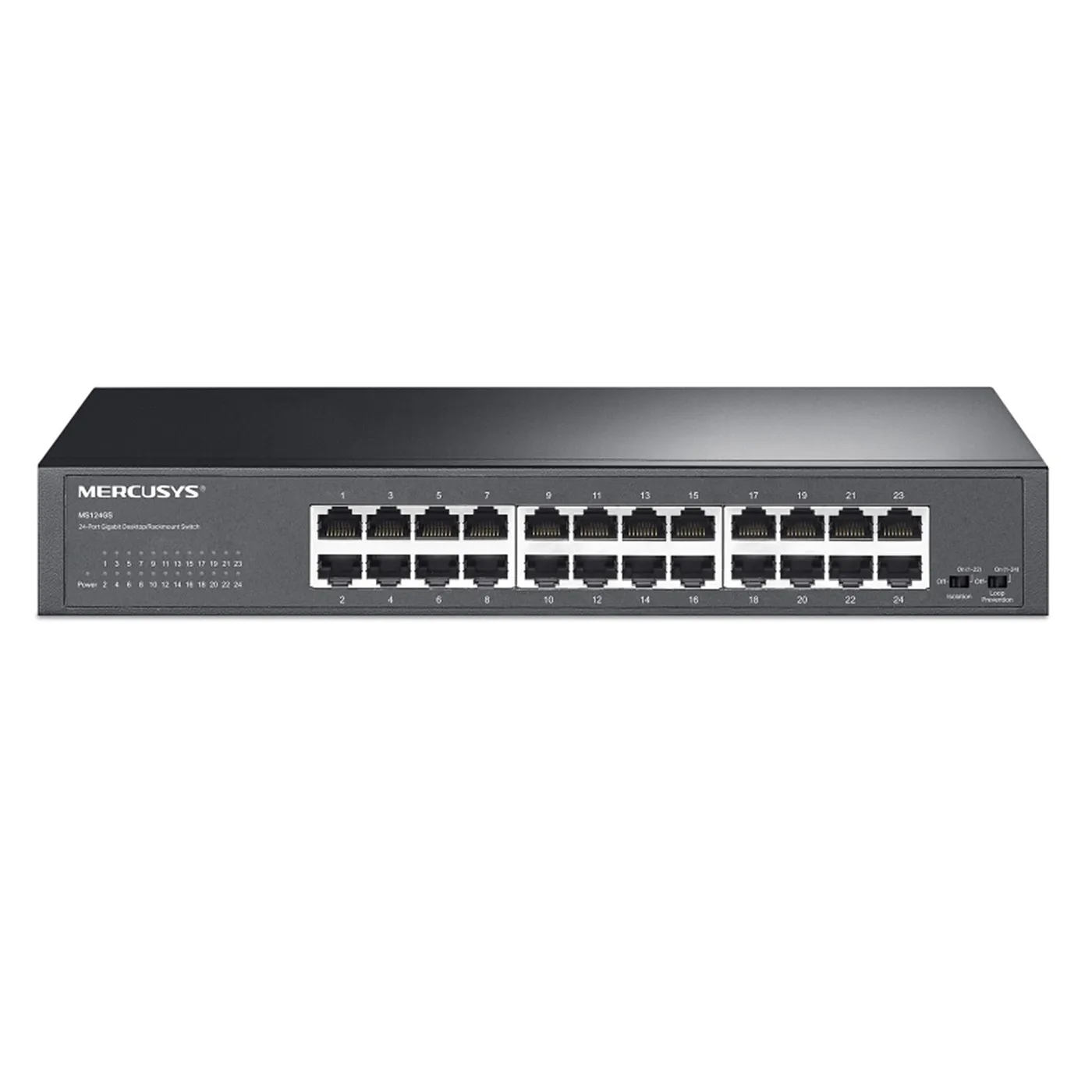 [022078] [MS124GS] Mercusys - Switch de Escritorio/Rack de 24 Puertos Gigabit