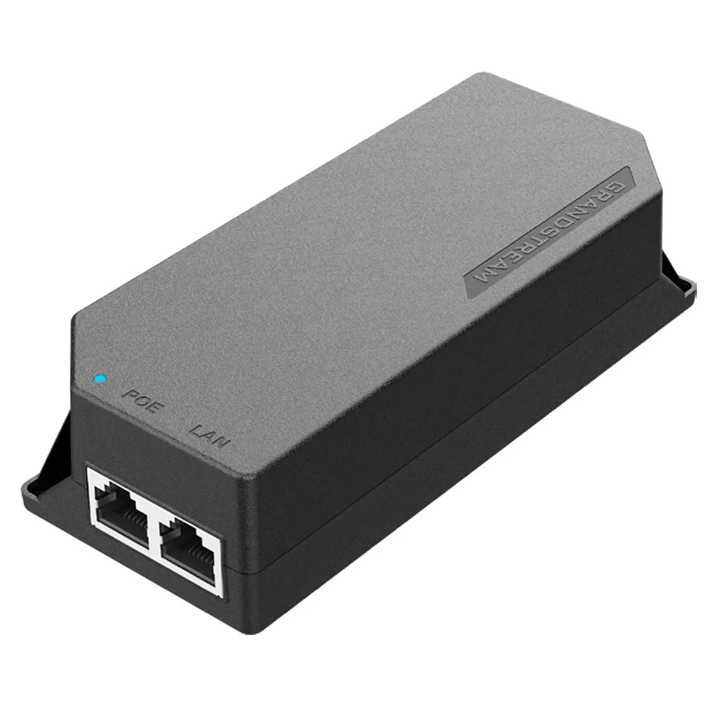 [022125] [GS-POE30W-MG] Grandstream - Inyector PoE potencia de salida 30.2W estándar IEEE 802.3af/at entrada 100~240VAC 50/60Hz salida 54VDC 1 puerto RJ45 LAN IN de 2.5Gbps y 1 puerto RJ45 LAN OUT con PoE de 2.5Gbps