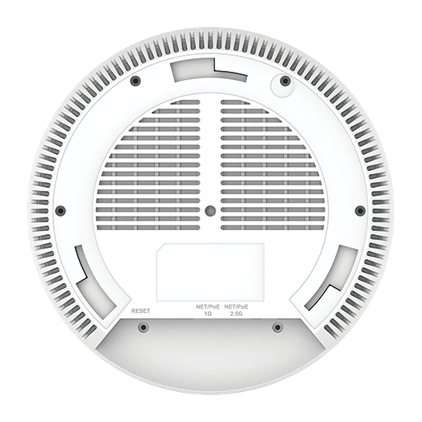 [022127] [GWN7662] Grandstream - Punto de Acceso Wi-Fi 6 2.4GHz 2x2:2 MIMO 5GHz 4x4:4 MU-MIMO agregado 5.38Gbps 256 clientes cobertura 175m 1 puerto Gigabit y 1 puerto 2.5G PoE 802.3af/at consumo máximo 16W