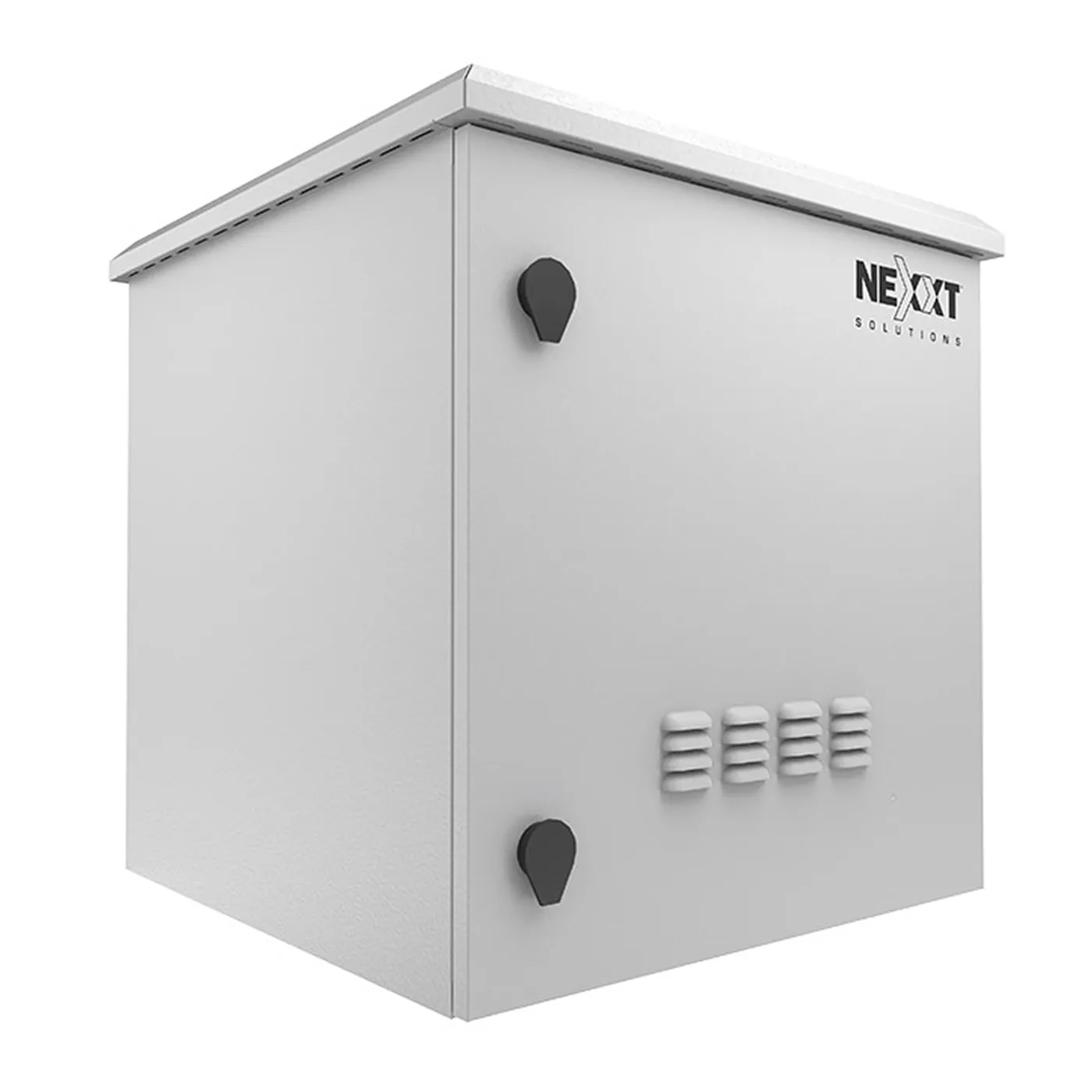 [022030] [AW224NXT02] Nexxt - Gabinete Fijo para Exteriores [9U] Ensamblado con Montaje y Poste 600x450mm [Gris]