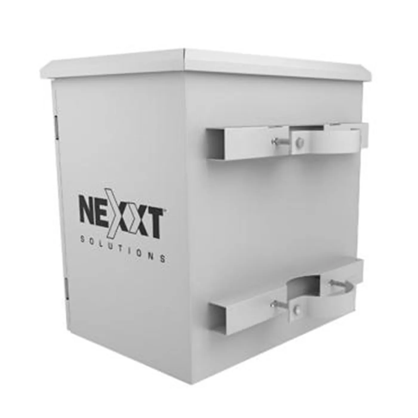 [022030] [AW224NXT02] Nexxt - Gabinete Fijo para Exteriores [9U] Ensamblado con Montaje y Poste 600x450mm [Gris]