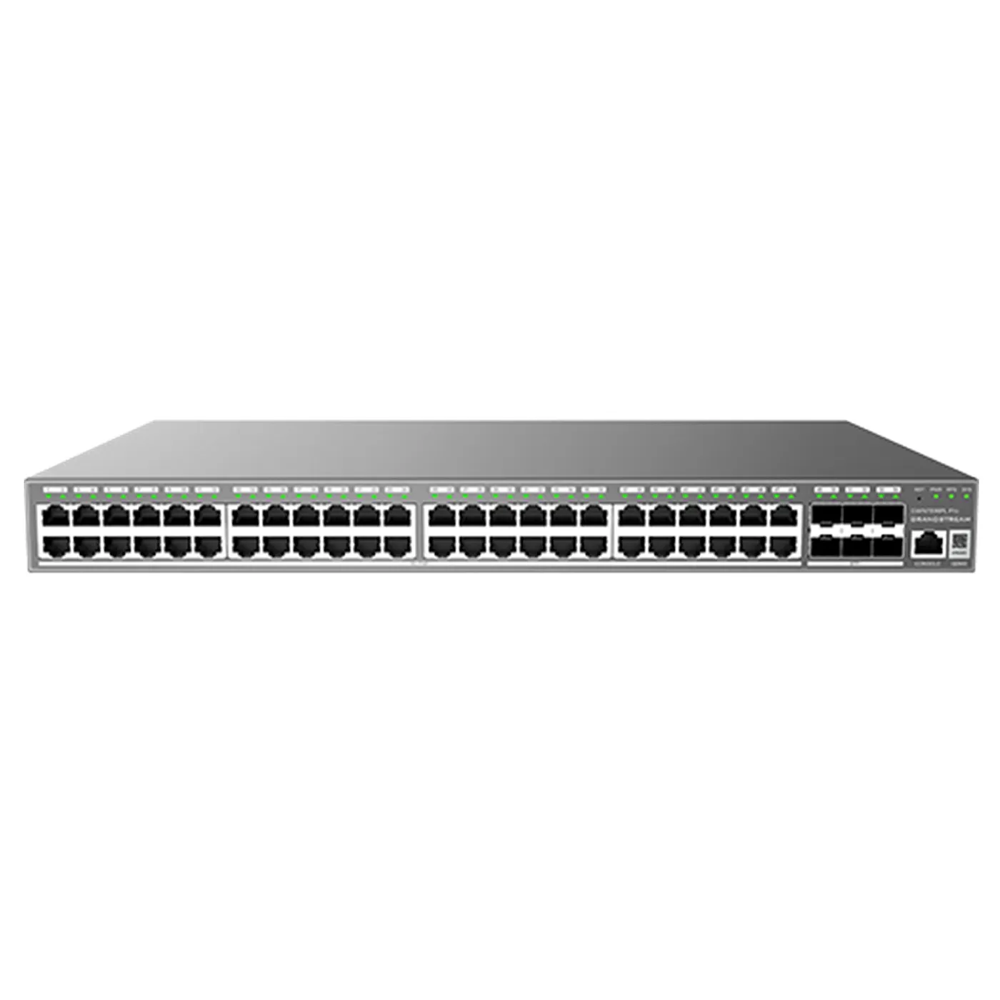 [022196] [GWN7806PL Pro] Grandstream - Switch PoE Administrable switch Capa 2++ con 48 puertos Gigabit Ethernet y 6 puertos SFP+ 48 puertos PoE IEEE 802.3af/at presupuesto total de 400W capacidad de conmutación de 216Gbps