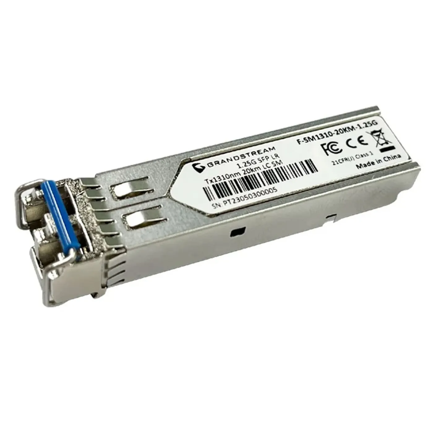 [022129] [F-SM1310-20KM-1.25G] Grandstream - Módulo SFP Monomodo SFP de 1.25Gbps longitud de onda 1310nm fibra monomodo distancia máxima 20km