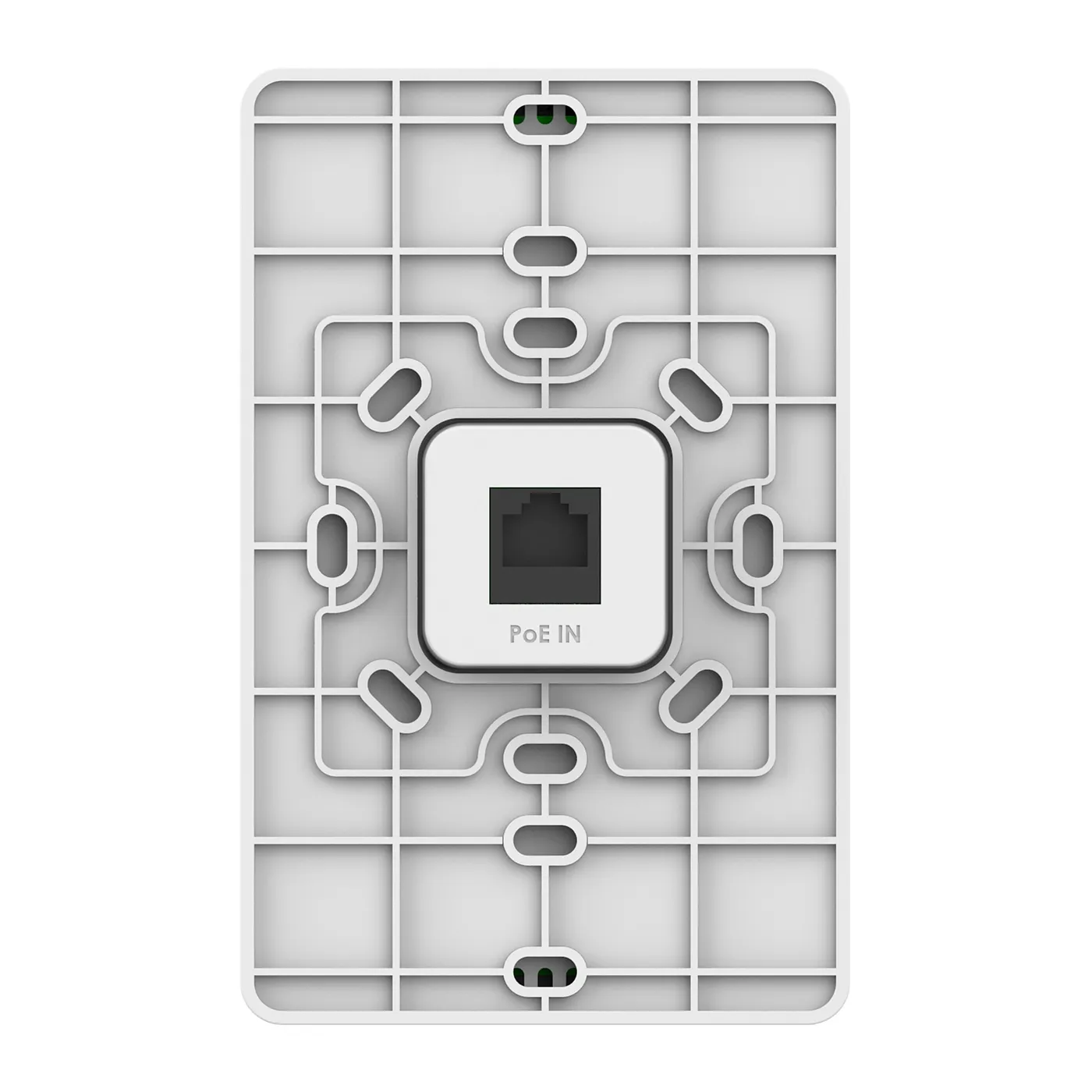 [022151] [GWN7661] Grandstream - Punto de Acceso Wi-Fi 6 agregado 1.77Gbps 2.4GHz 573.5Mbps 5GHz 1201Mbps 2x2:2 MU-MIMO 500+ clientes cobertura 100m 4 puertos Gigabit uno con PoE/PoE+ y 2 PSE diseño de pared