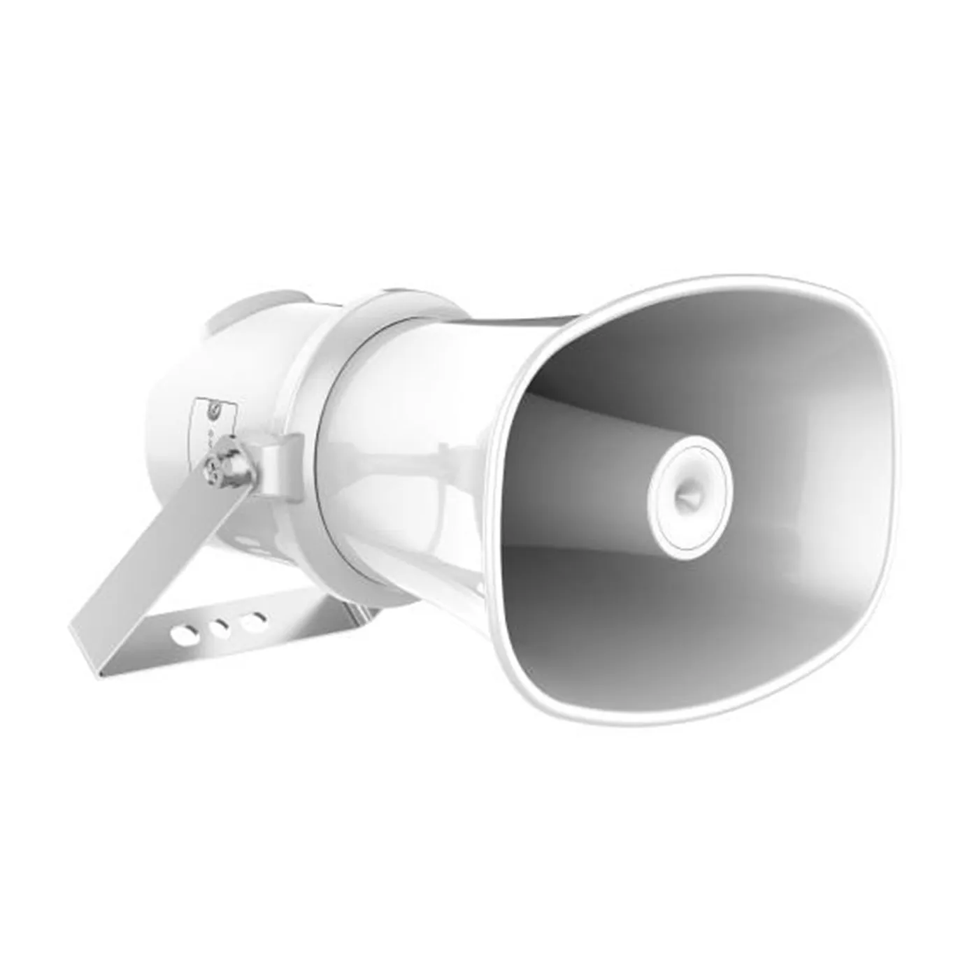 [040126] [DS-QAZ1307G1T-E] Hikvision - Altavoz IP Tipo Trompeta 7W PoE+ Integración con Hik-Central Professional Reproducción de Audio vía Red IP67 Salida de 12 VCD Metal