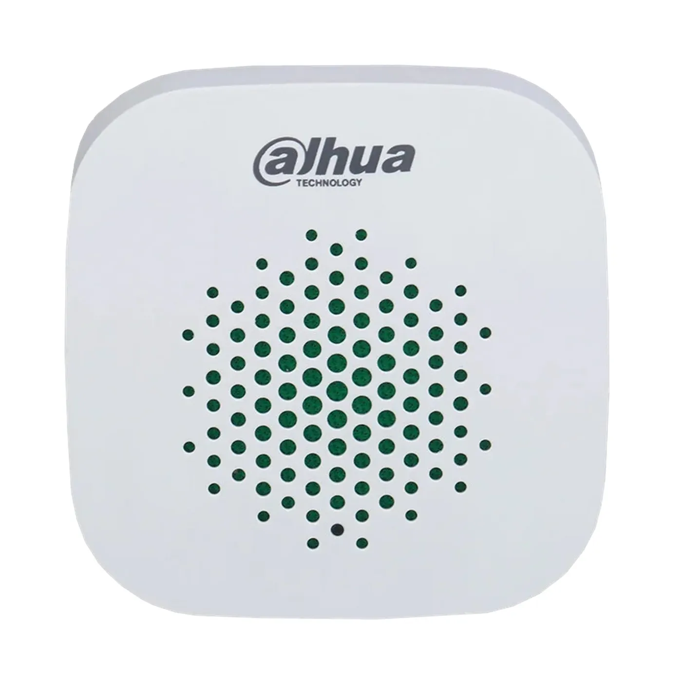 [040164] [DHI-ARA12-W2] Dahua - Sirena Inalámbrica Interior 85 dB 3 Niveles de Volumen Led Indicador Alarma de Batería Baja Medición de Temperatura Frecuencia 868.0 MHz–868.6 MHz [Bateria 2 x CR123A]