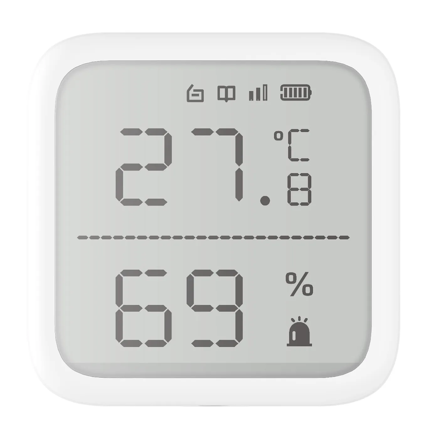 [040052] [DS-PDTPH-E-WB] Hikvision - Detector de Temperatura y de Humedad Inalámbrico Interior Rango de Detección -35°C hasta 99°C
