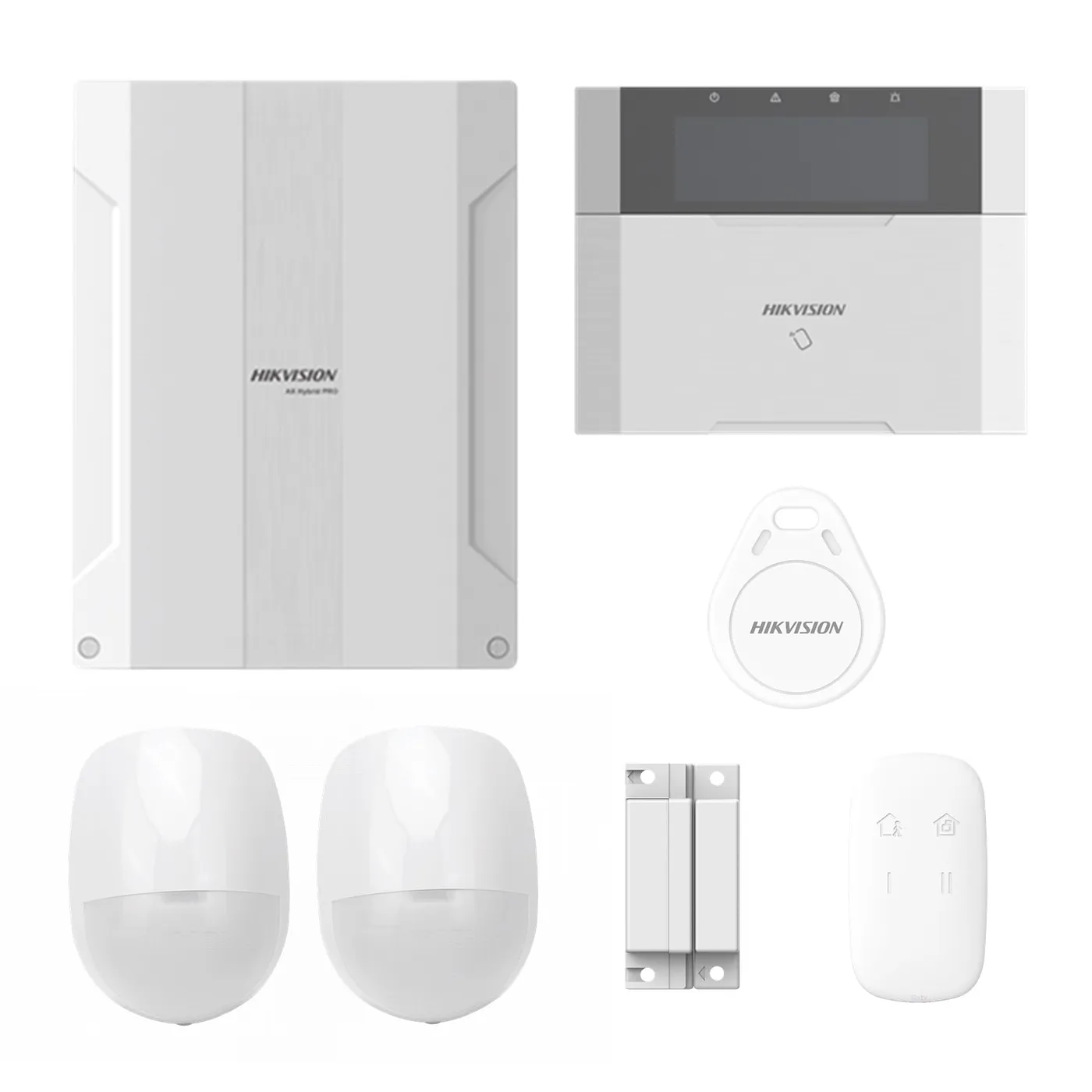 [040071] [DS-PHA64-KIT-WB] Hikvision - Kit de Alarma AxPro Hibrido 64 Zonas
