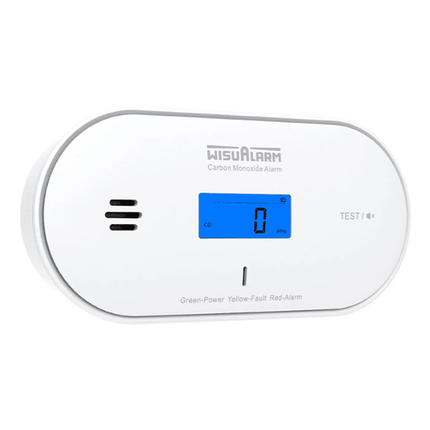 [040204] [DHI-HY-GC30A-R8] Dahua - Alarma Detector de Monóxido de Carbono Inalámbrico Interconectado Sensor Electroquímico de CO de Alto Rendimiento para una Detección Precisa de Fugas de Monóxido de Carbono Pantalla retroiluminada [WisuAlarm]