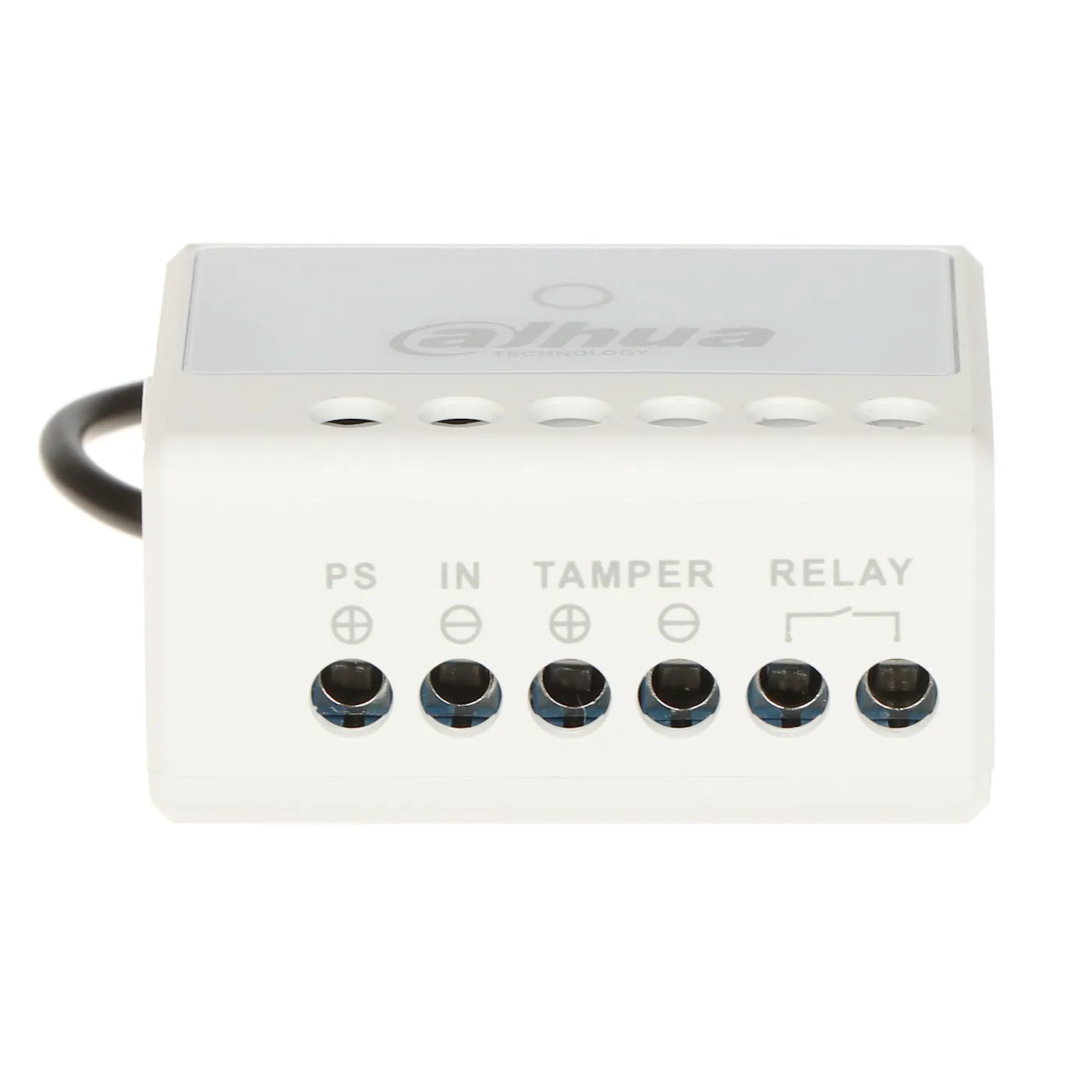 [040174] [DHI-ARM7011-W2] Dahua - Relevador Inalámbrico 1 Salida de Relevador Pulso Seco NO/NC Configurable Comunicación Estable Detección de Interferencias 1 Entrada de Tamper Indicador de Estatus Frecuencia 433MHz