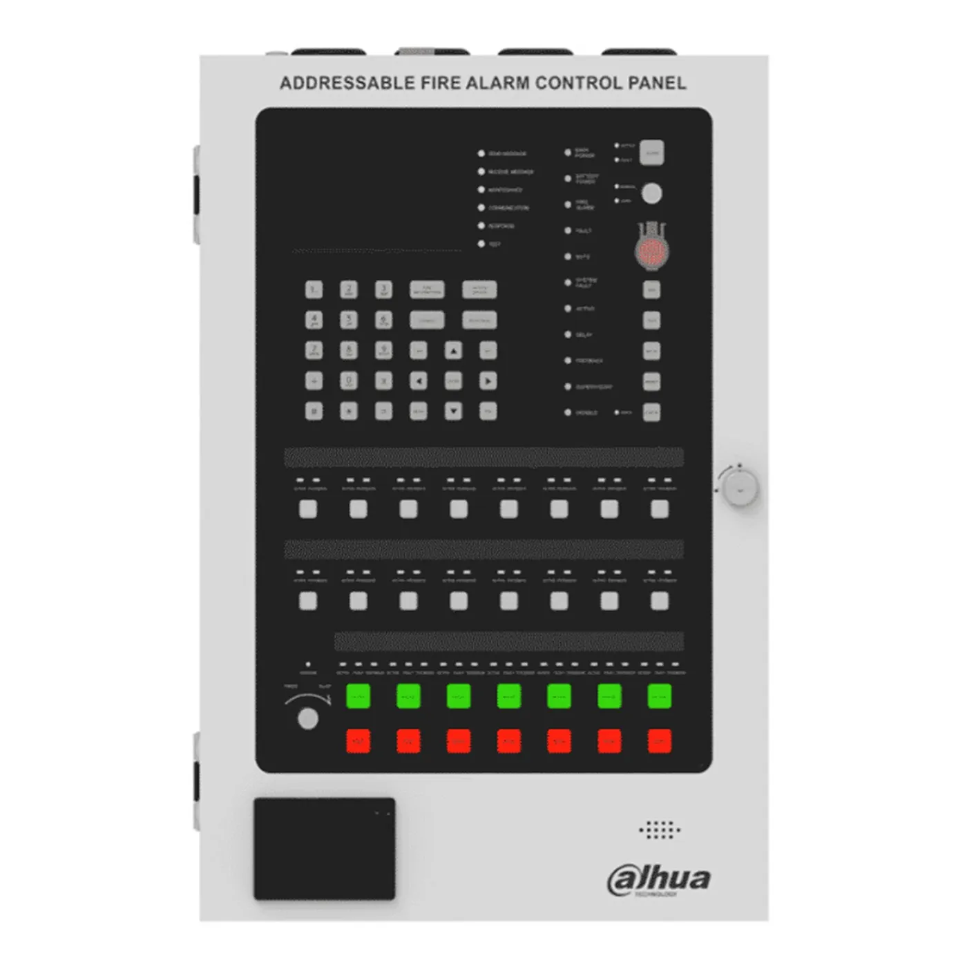 [040177] [DHI-HY-1025R] Dahua - Panel de Detetección de Incendio Direccionable 254 Dispositivos 2 Hilos Sin Polaridad Pantalla de 4.3" Voltaje de Salida DC 12V-48V Voltaje de Entrada AC90-240V/50Hz 60Hz