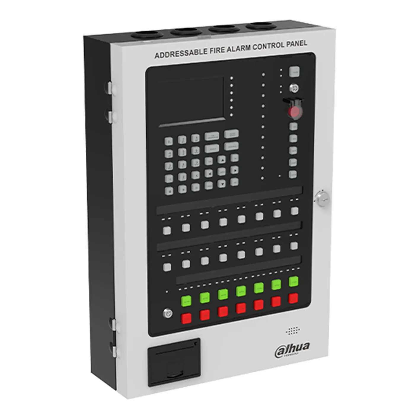 [040177] [DHI-HY-1025R] Dahua - Panel de Detetección de Incendio Direccionable 254 Dispositivos 2 Hilos Sin Polaridad Pantalla de 4.3" Voltaje de Salida DC 12V-48V Voltaje de Entrada AC90-240V/50Hz 60Hz