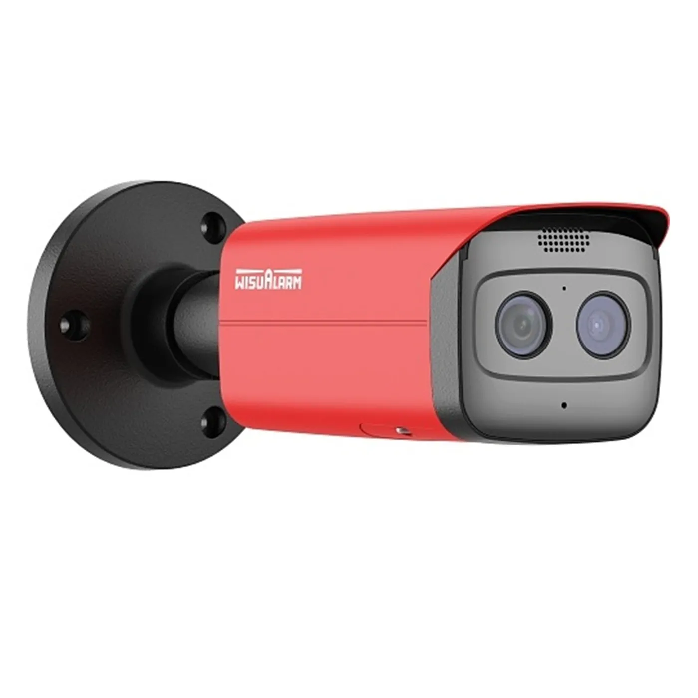 [040294] [DHI-HY-FT431LFP-TD1F4] Dahua - Cámara de Red de Detección de Llama de Doble Espectro Resolución de 4 Megapíxeles Sensor Térmico VOx de 120 x 90 Lente Térmica de 1.2 mm Lente Visible de 4.0 mm Distancia de Detección de Llama de 10 m Medición...