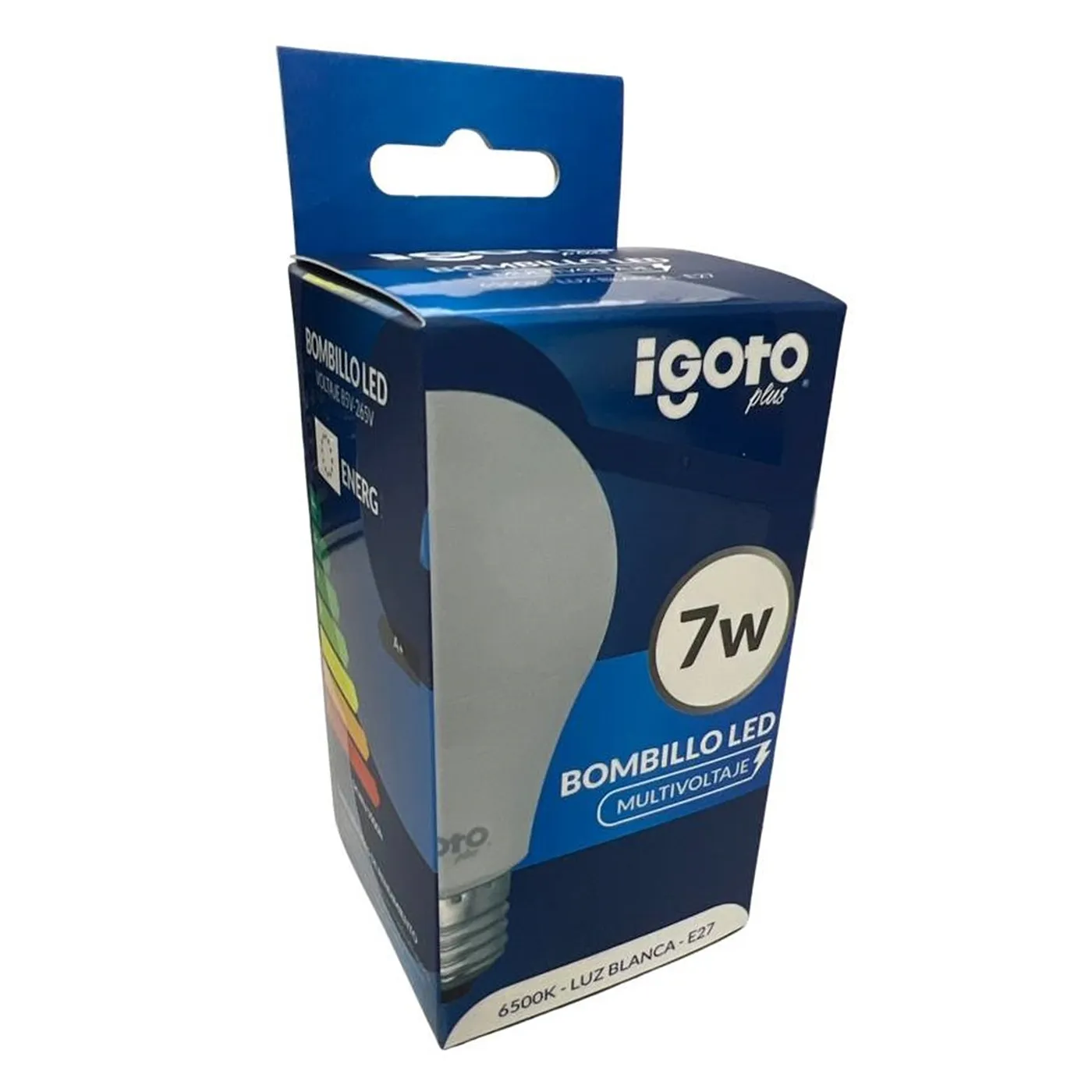 [050159] [IG-BL7W] Igoto - Bombillo LED Bulbo 7W 6500K Luz Fria Rosca E27