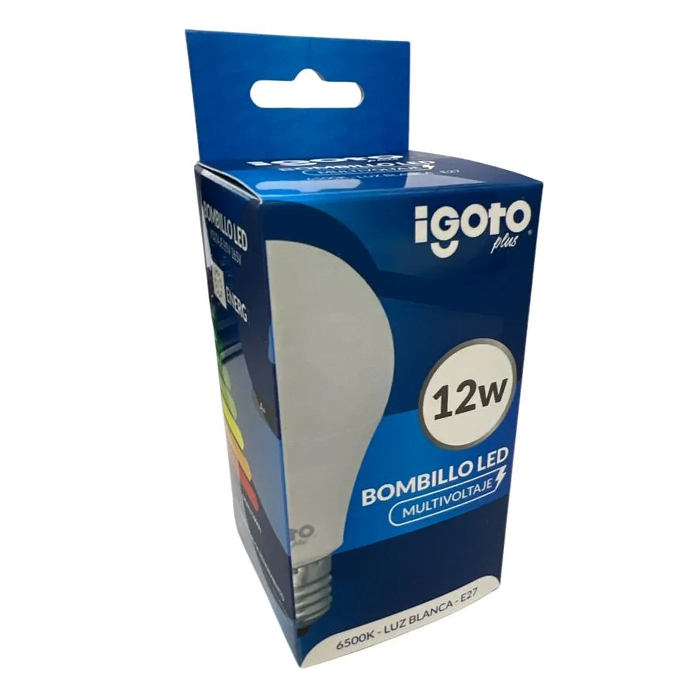 [050161] [IG-BL12W] Igoto - Bombillo LED Bulbo 12W 6500K Luz Fria Rosca E27