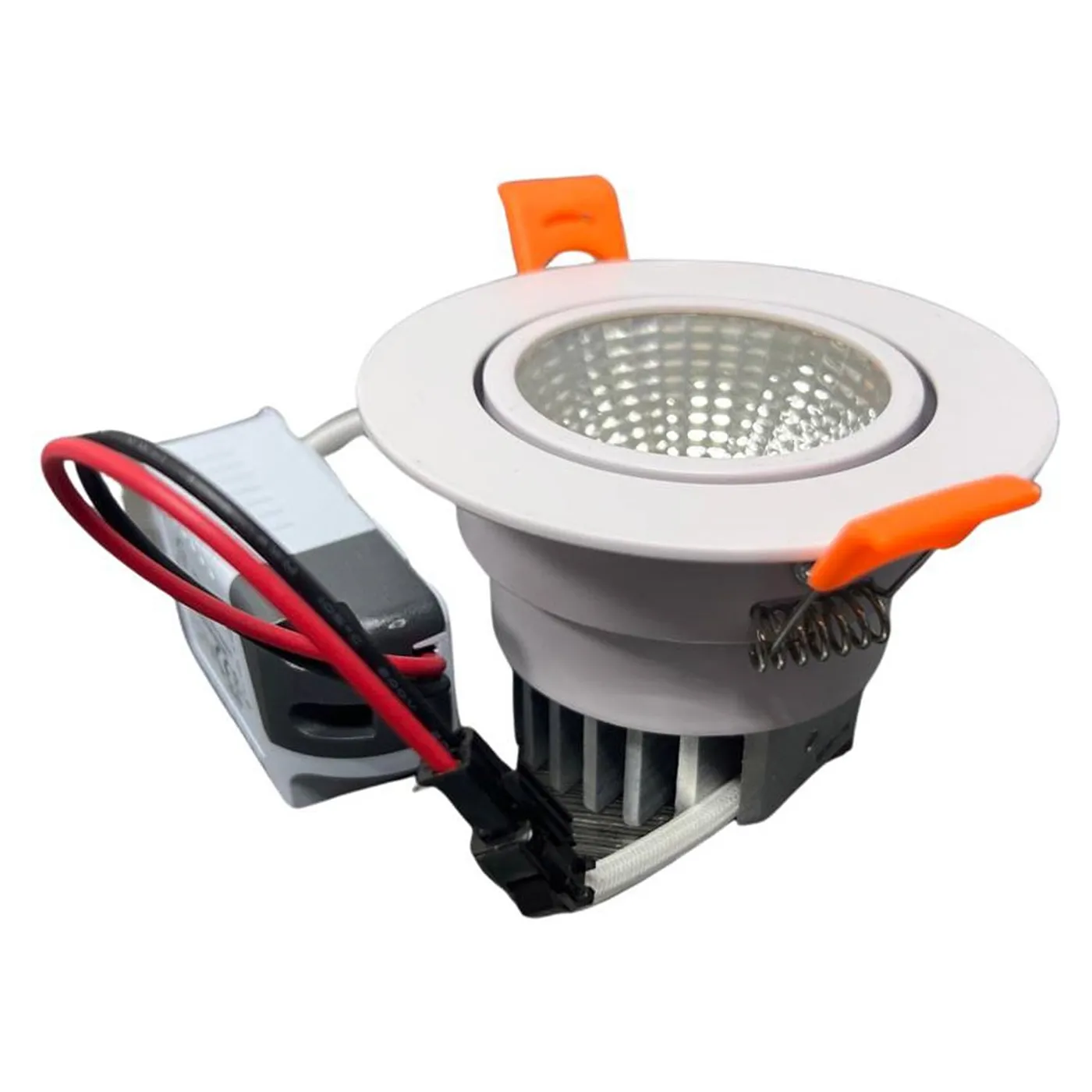 [050190] Lampara LED 12W 3000K Luz Calida Redonda Empotrar XTD-12-AMA Littman