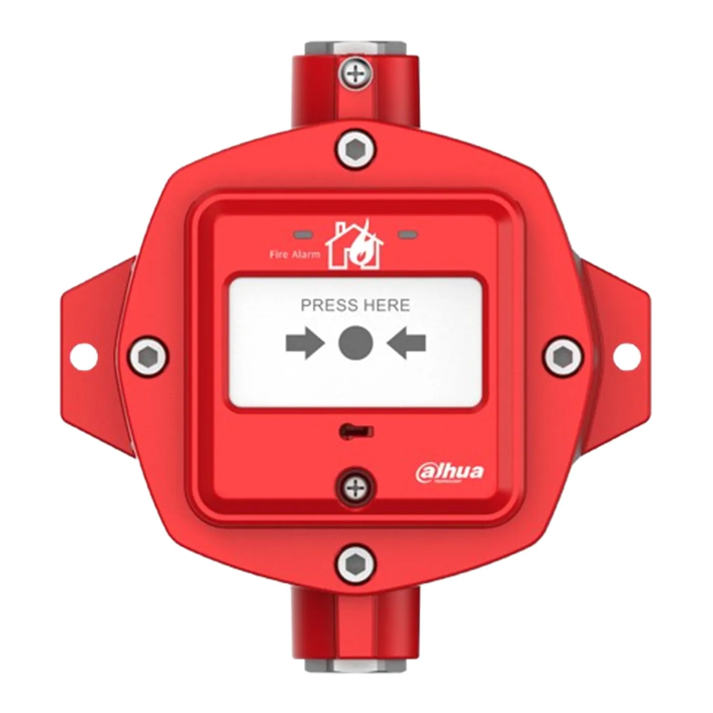 [040254] [DHI-HY-A0320E-CTXF] Dahua - Estación Manual de Alarma Contra Incendios Direccionable a Prueba de Explosión Clasificación Exd ib IIC T6 Gb Grado de Protección IP67 Carcasa de Aluminio Fundido ADC12 Voltaje de Operación 24 VCC Distancia... [WisuAl