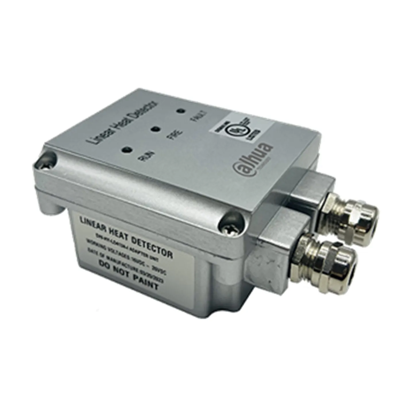 [040259] [DHI-HY-LD413A-I] Dahua - Unidad Adaptadora para Detector de Calor Lineal Digital Capacidad de hasta 500 Metros Grado de Protección IP66 Material de Aluminio Alimentación de 24 VCC [WisuAlarm]