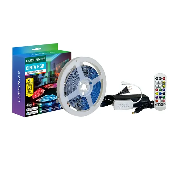 [050752] [KIT-CINTAS-DYNA-RGB] Lucerna - Kit Cinta LED DYNA RGB 24V [5 Metros] 