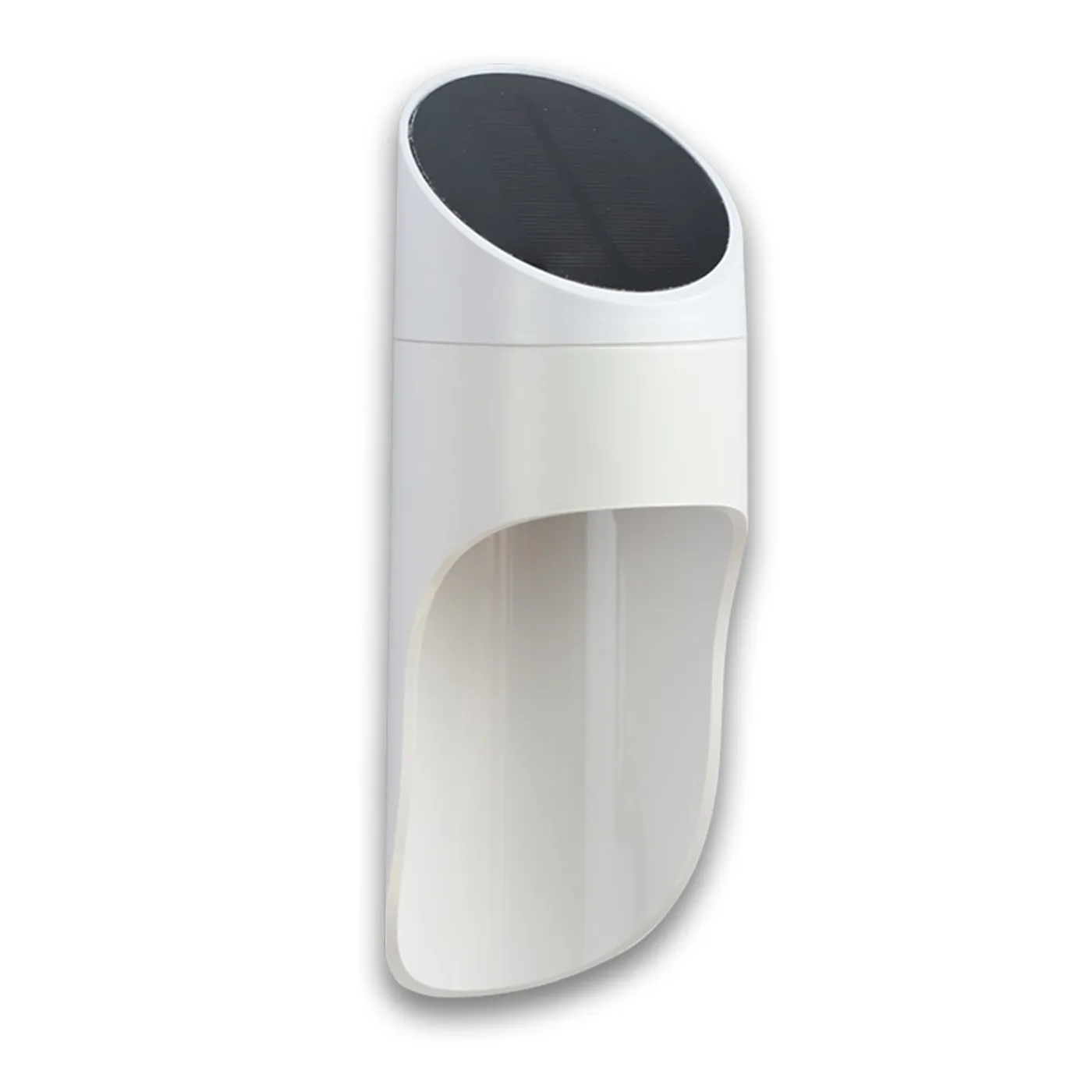 [050785] [LPS-1907] Lucerna - Aplique Solar Blanco 3k de policarbonato con sensor de movimiento y bateria 3,7v 1800mAh IP44