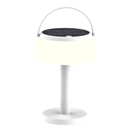 [050894] [S-NOMAD-B] Lucerna - Lampara Decorativa Solar Nomad Blanca [142mm x 200mm] Recargable 2000mAh IP44               