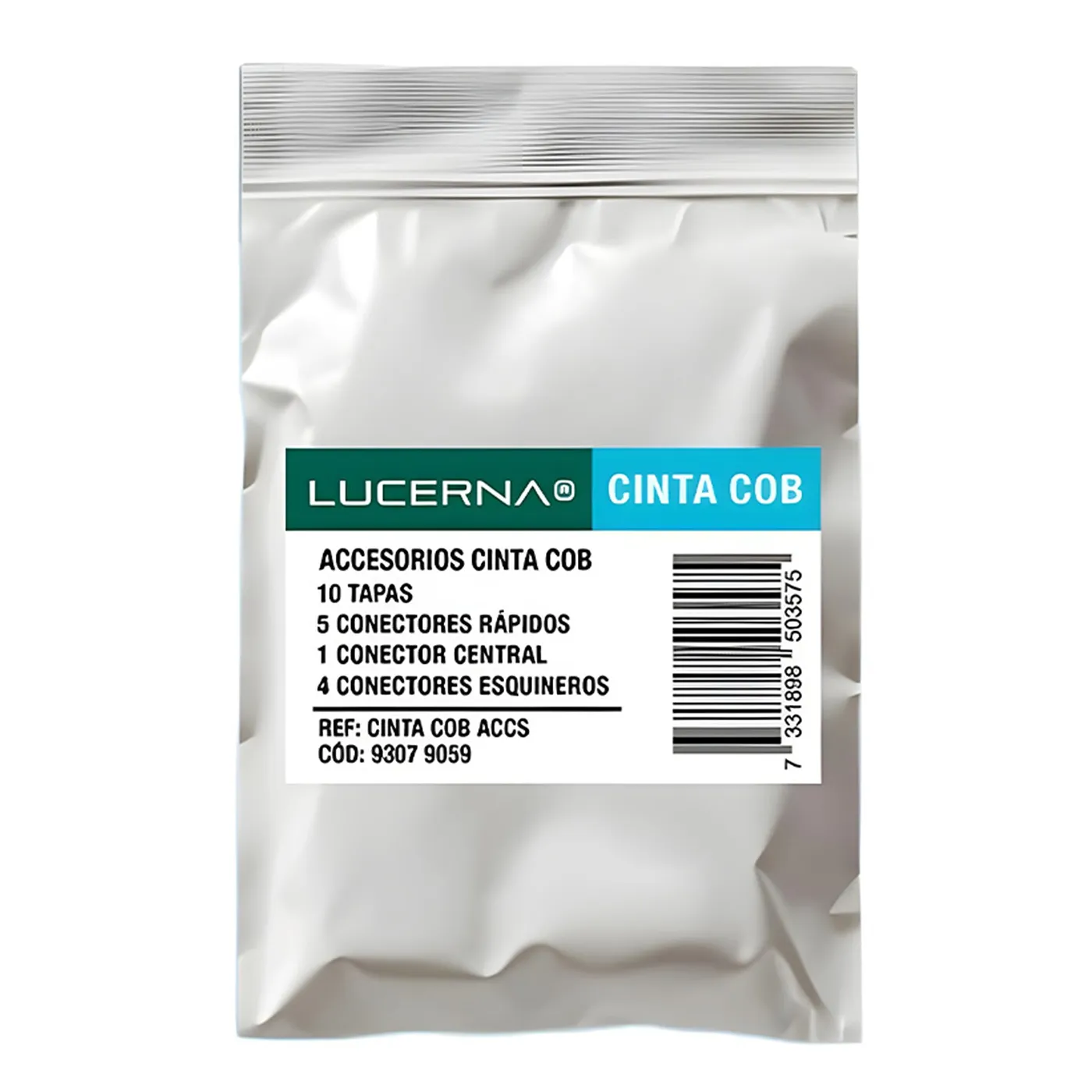[050900] [KIT-CINTA-COB-ACCS] Lucerna - Kit de Conectores y Accesorios para Cinta Cob