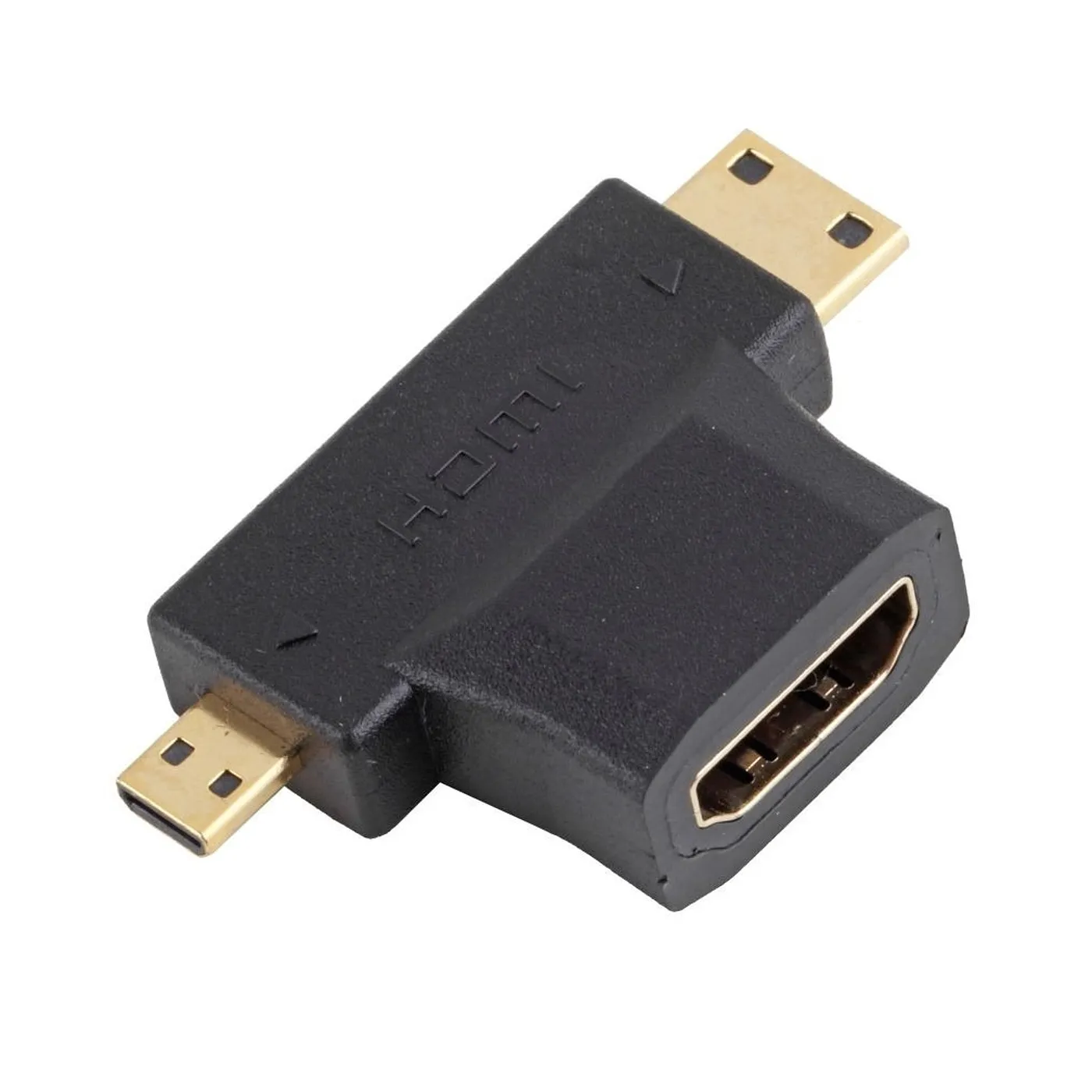 [060060] [ADA016] Adaptador HDMI Hembra a Mini / Micro HDMI Macho