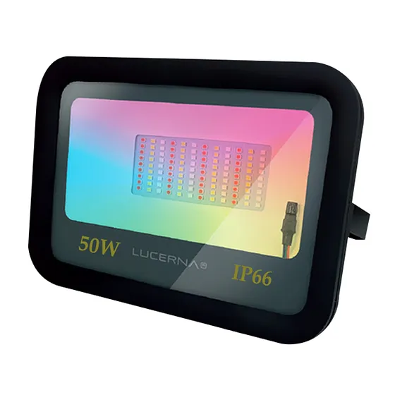 [050617] [RP50RGB] Lucerna - Reflector LED Compacto 50W RGB 6000lm [Negro]