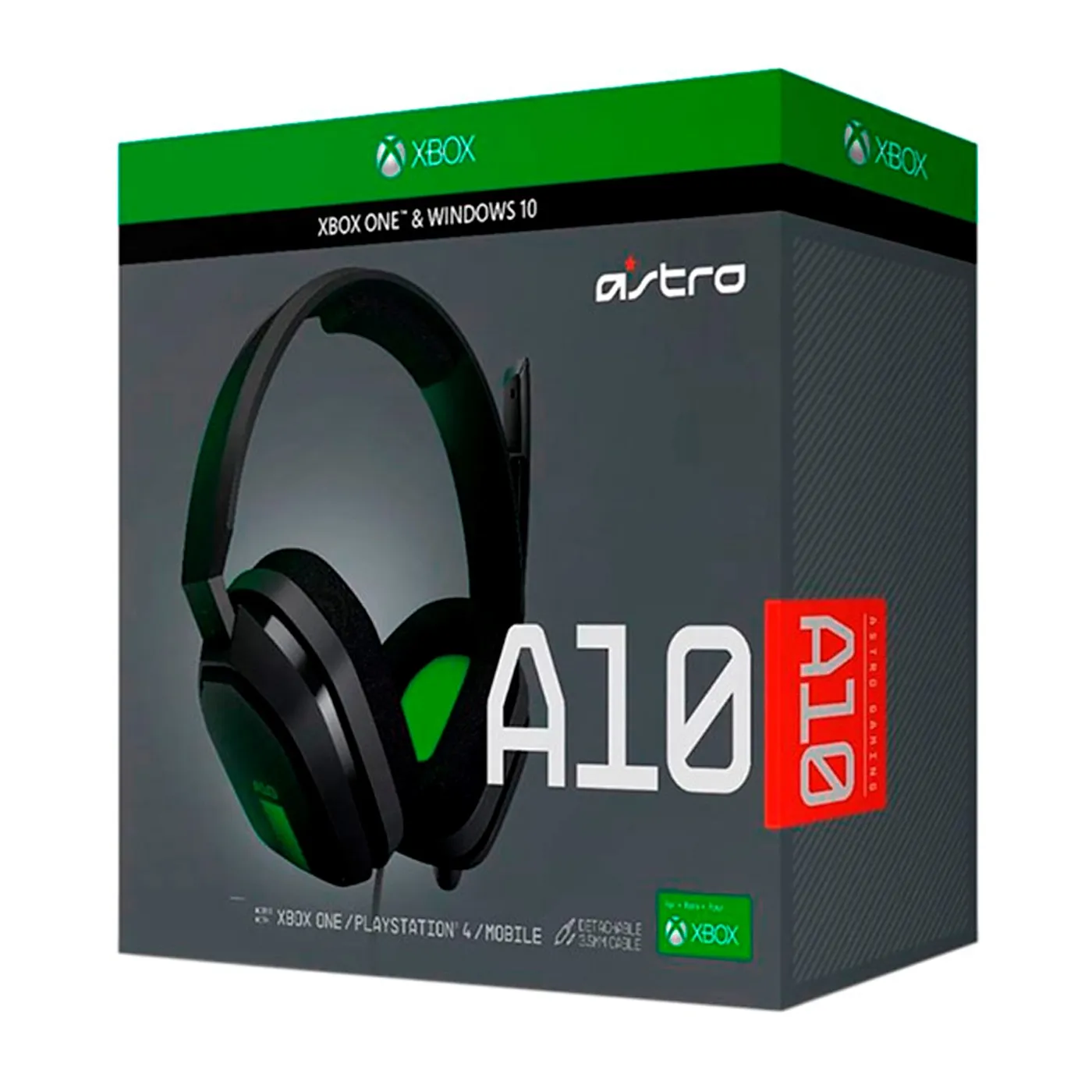 [060428] [A10-WHITE/GREEN] Astro By Logitech -  Audifonos Gaming Headset [Negro/Verde]
