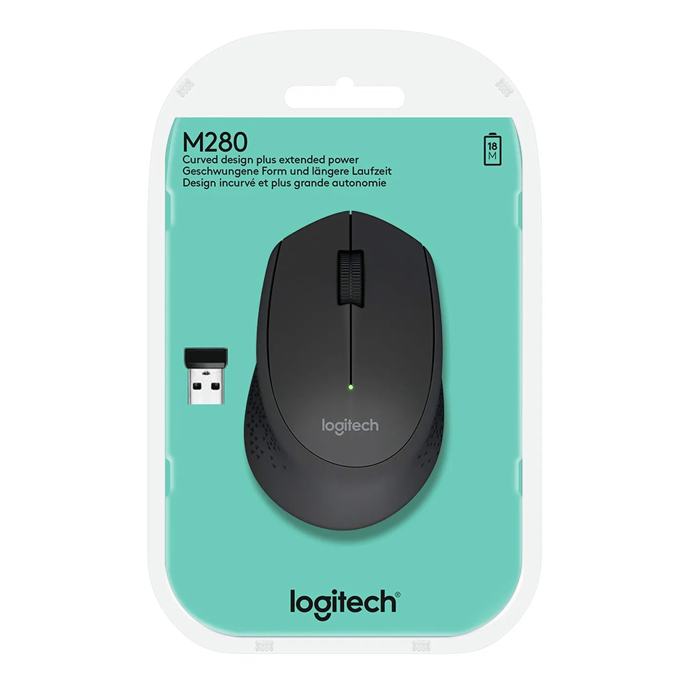 [060431] [M280-BLACK] Logitech - Mouse Inalambrico [Negro]
