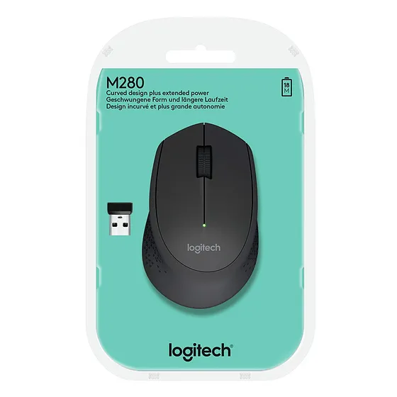 [060431] [M280-BLACK] Logitech - Mouse Inalambrico [Negro]