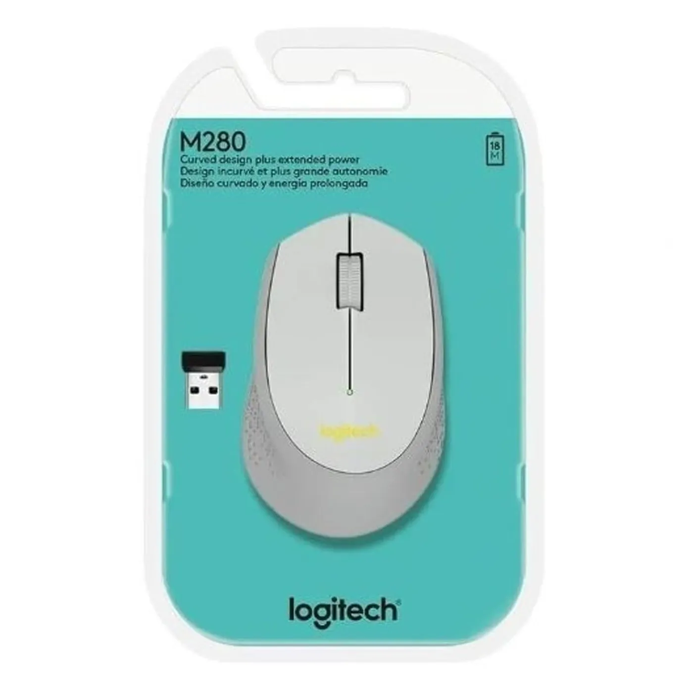 [060432] [M280-SILVER] Logitech - Mouse Inalambrico [Plata]