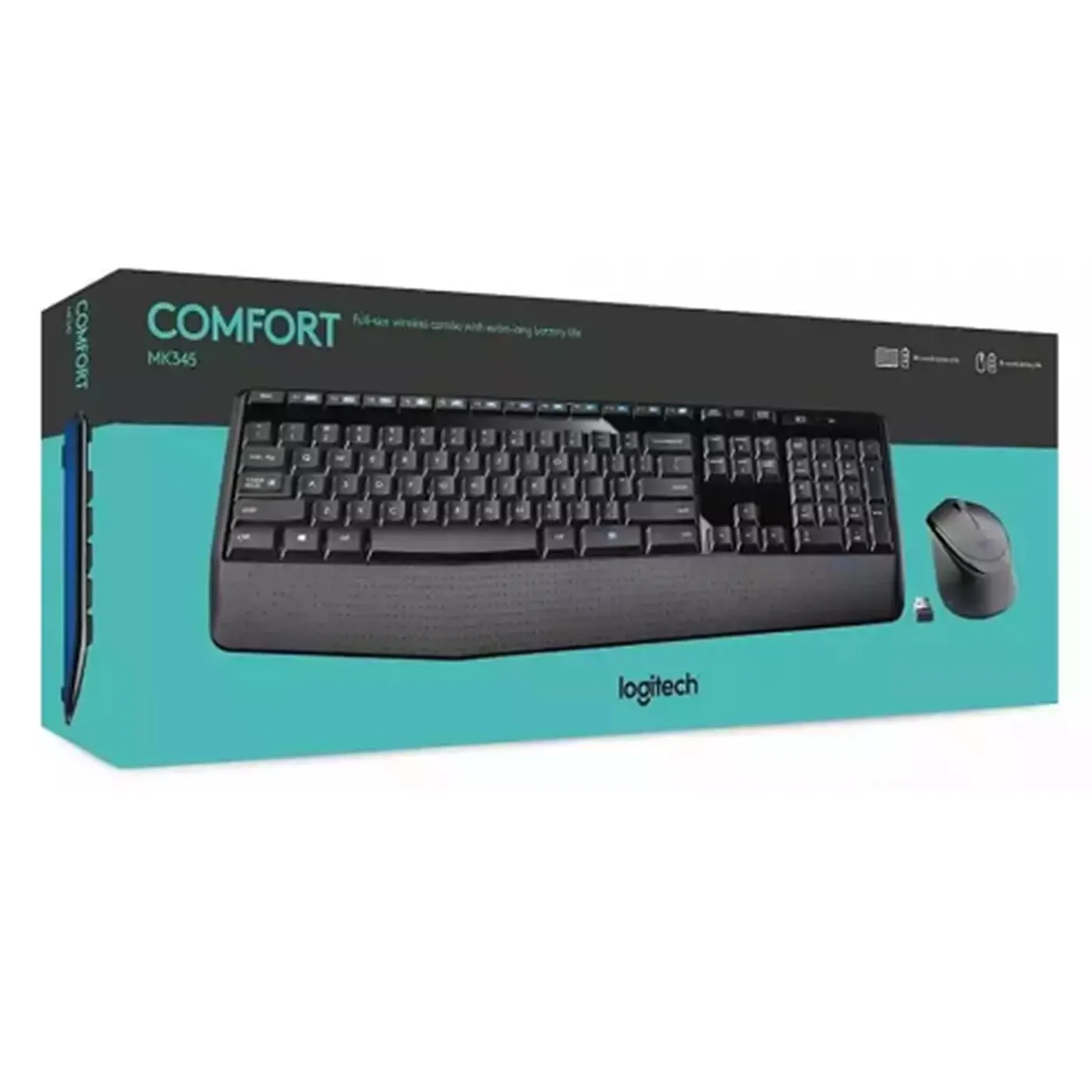 [060437] [MK345-BLACK] Logitech - Combo Teclado y Mouse Inalambrico [Español] [Negro]