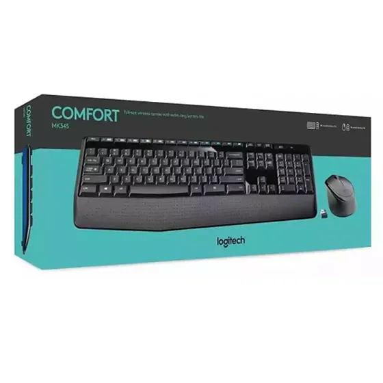 [060437] [MK345-BLACK] Logitech - Combo Teclado y Mouse Inalambrico [Español] [Negro]