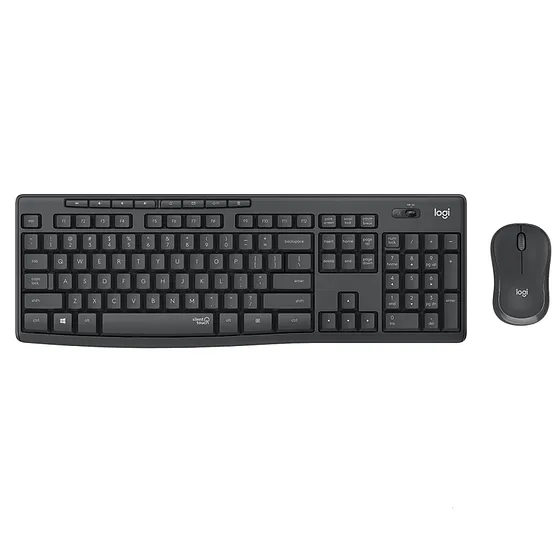 [060454] [MK295-BLACK/GREY] Logitech - Combo Teclado y Mouse Inalambrico [Español] [Negro/Gris]