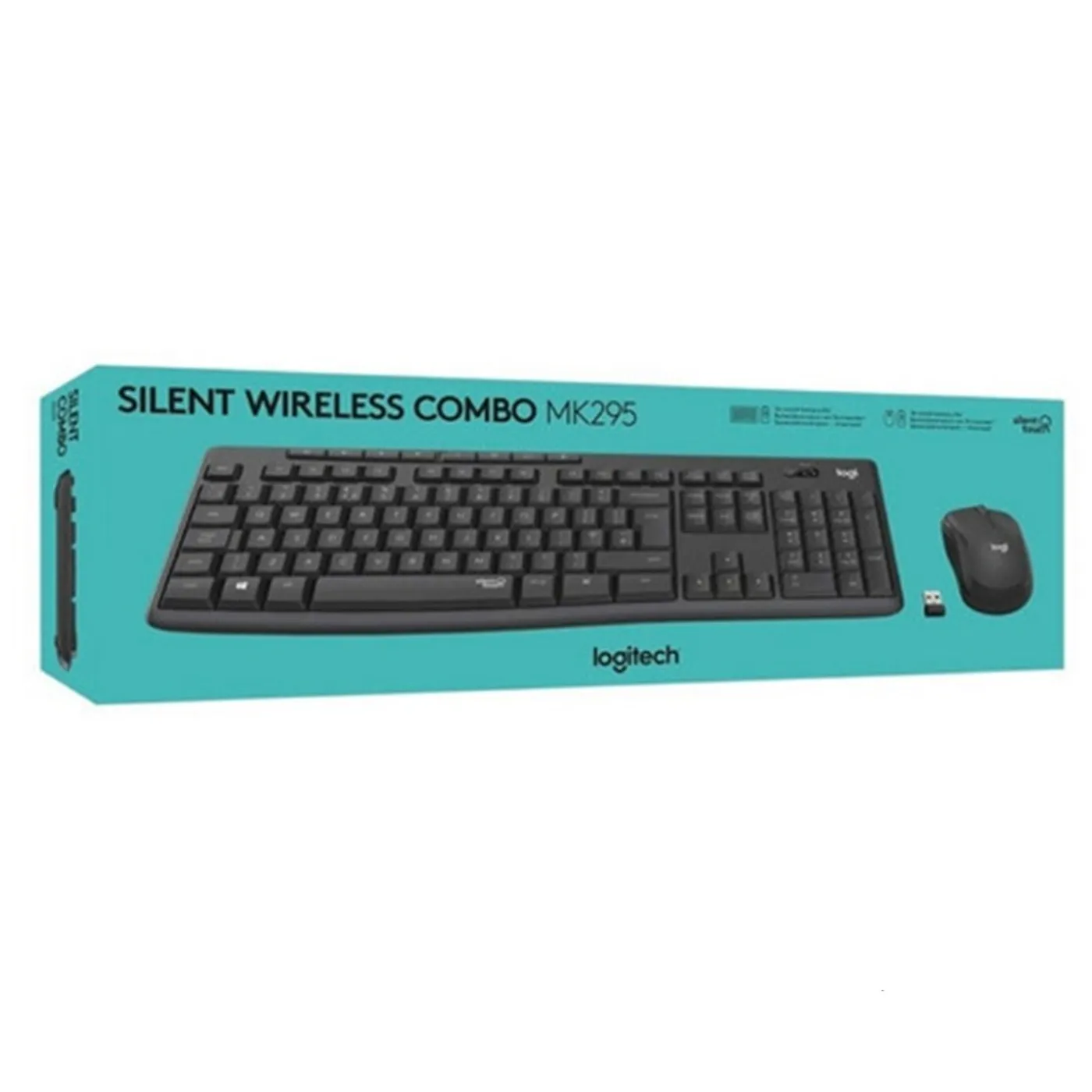 [060454] [MK295-BLACK/GREY] Logitech - Combo Teclado y Mouse Inalambrico [Español] [Negro/Gris]