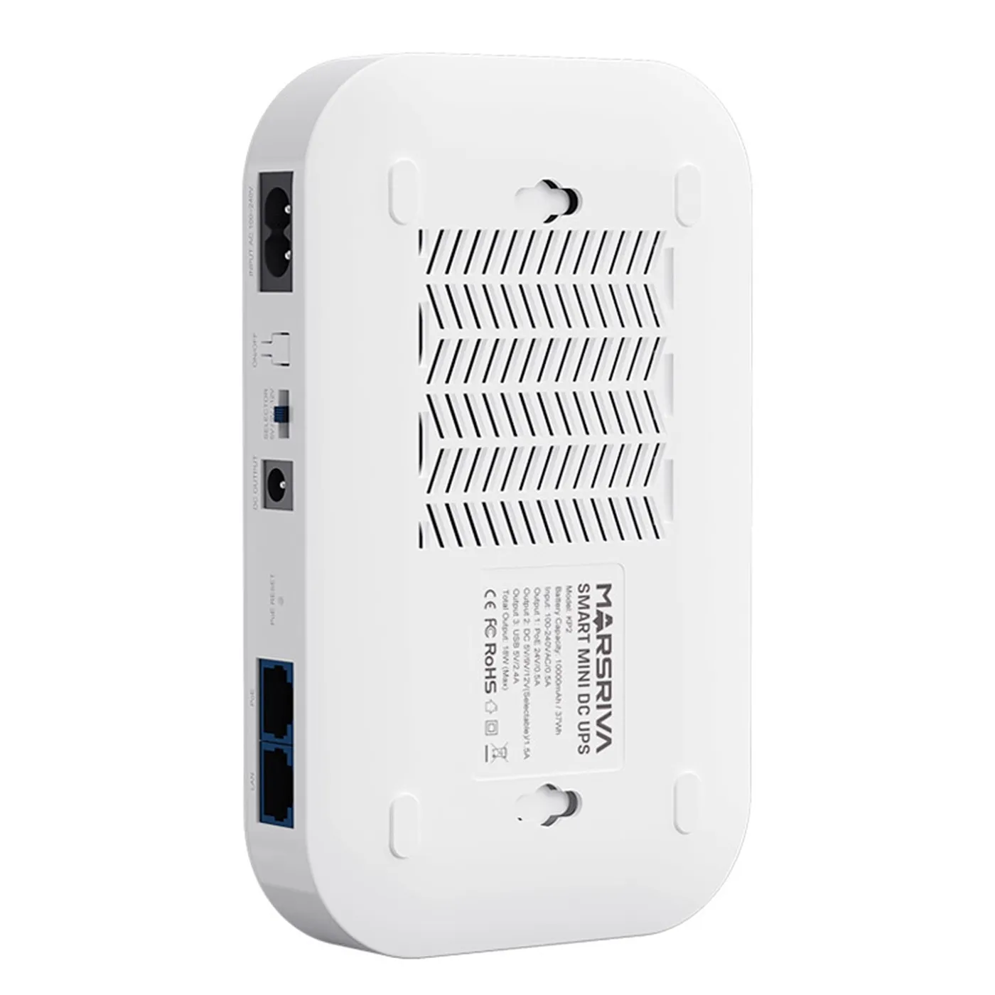 [060494] [KP2] Marsriva - Mini UPS 10.000Mah 18W 3 Puertos DC 5V/9V/12V y POE [24V]