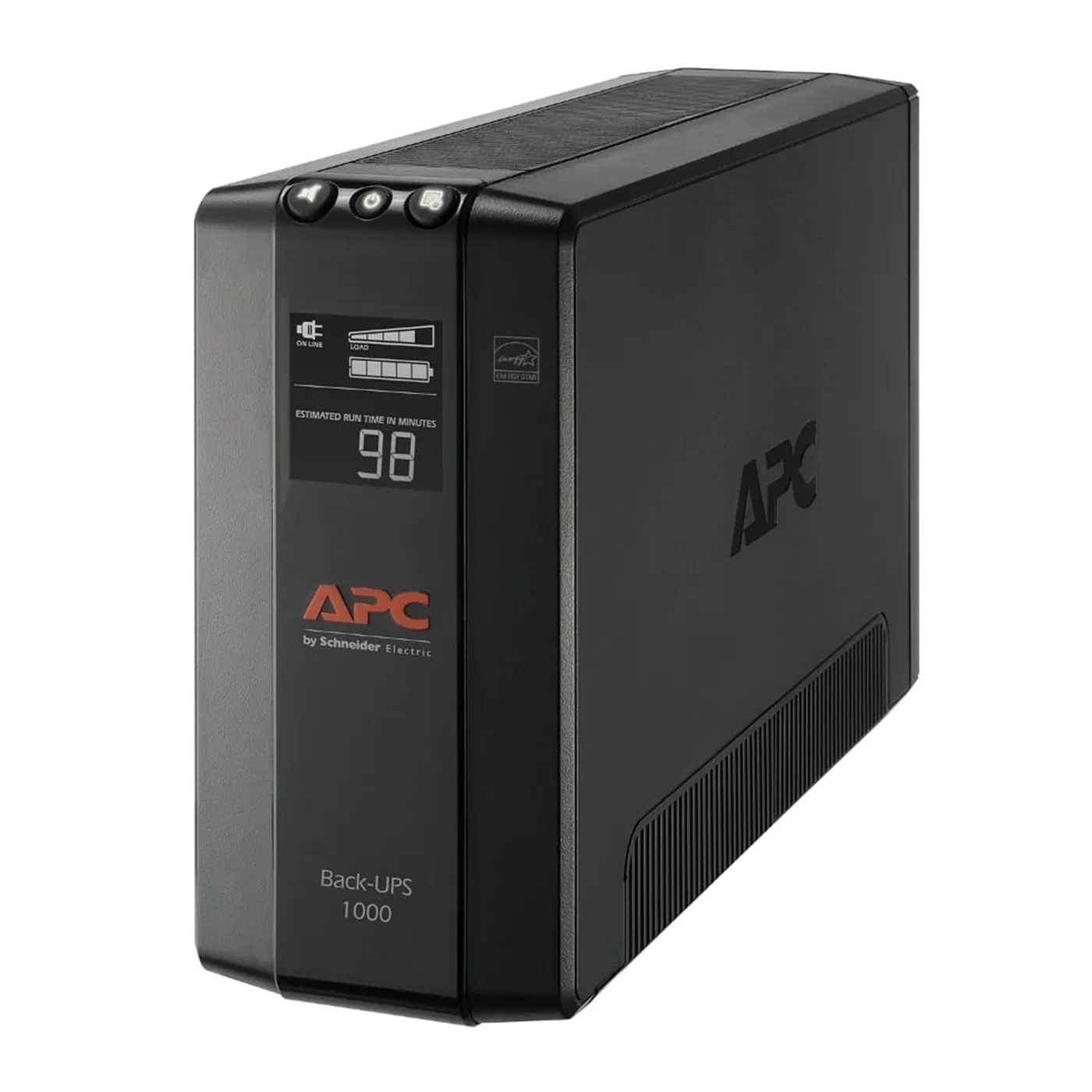 [060196] [BX1000M-LM60] APC - UPS 1000VA/600W Pantalla LCD 120V [4] NEMA 5-15R [Batería de reserva] + [4] NEMA 5-15R [Protección]