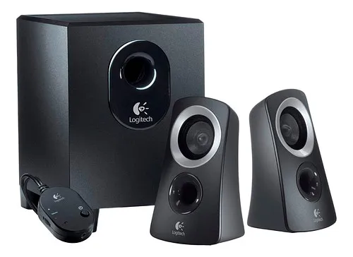 [060355] [Z313] Logitech - Cornetas Multimedia 2.1 Entrada 3.5mm 50W RMS 980-000382