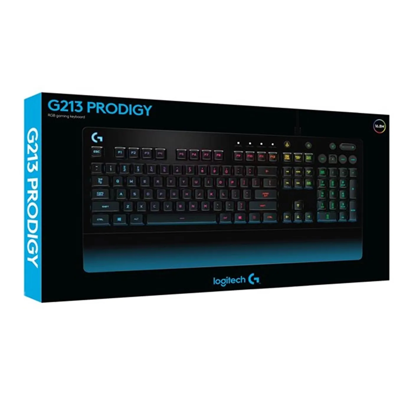 [060371] [G213-BLACK] Logitech - Teclado RGB LIGHTSYNC Gaming Alambrico USB [Inglés] [Negro] Prodigy
