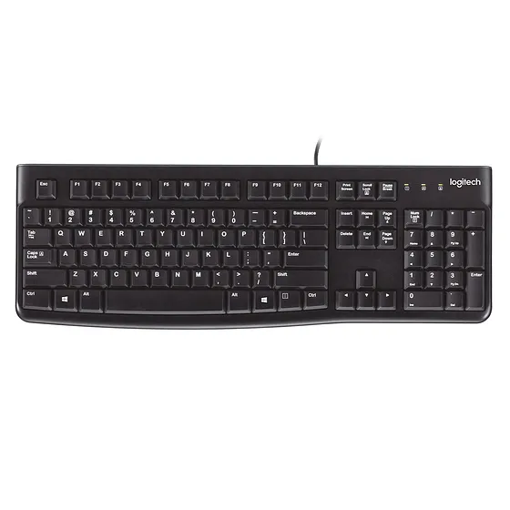 [060372] [K120-BLACK] Logitech - Teclado Alambrico Estándard USB [Español] [Negro]