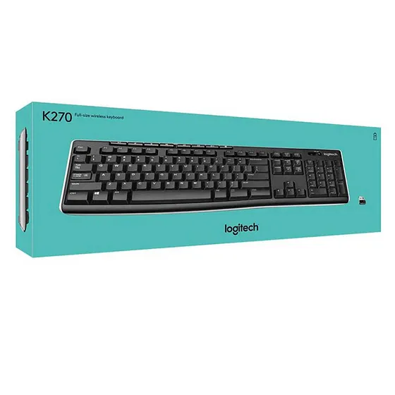 [060373] [K270-BLACK] Logitech - Teclado Inalambrico Normal [Español] [Negro]